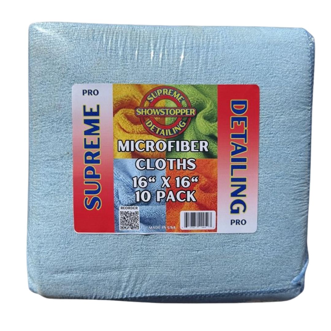 Microfiber Cloth 16"x16" 10 pack