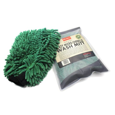 Maxshine Crazy Premium Chenille Microfiber Wash Mitt Scratch Free,Green
